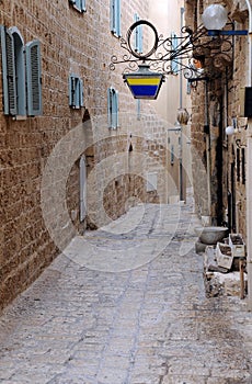 Narrow Street in Jaffa