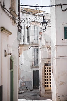 Narrow streets of old town of Martina Franca, photo