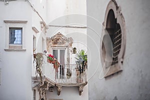 Narrow streets of old town of Martina Franca, photo