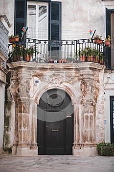 Narrow streets of old town of Martina Franca, photo