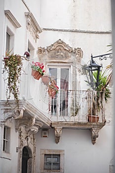 Narrow streets of old town of Martina Franca, photo