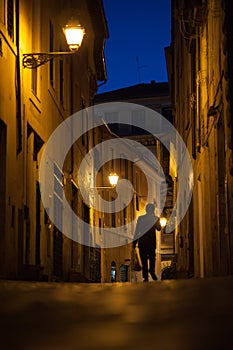 Narrow streets of Rome photo