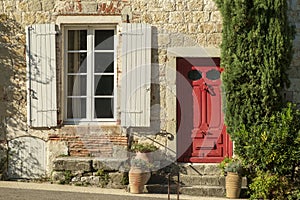 The narrow streets of travel destination Penne d`Agenais, Lot et Garonne, France