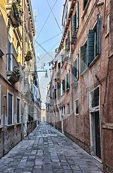 Narrow Venetian Street photo