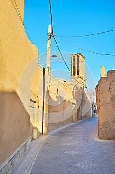 Streets of old Yazd photo