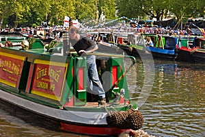 Narrowboats at Canalway Cavalcade