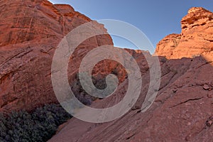 Narrowing of Spur Canyon at Horseshoe Bend Arizona