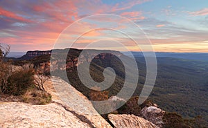 Narrowneck sunset Blue Mountains