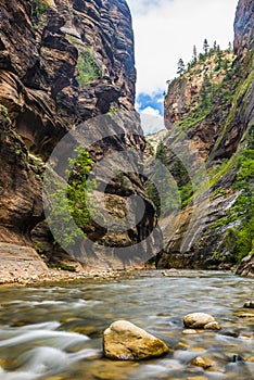 The Narrows in Zion National Park