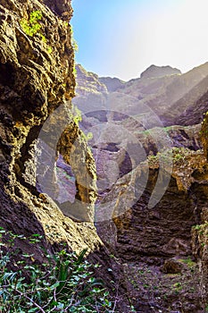 Narural Arch in Rocky Mountains