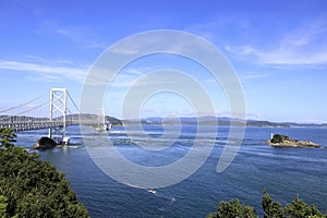 Naruto whirlpools and Onaruto bridge