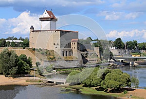 Narva castle in Estonia