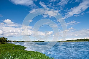 Narva river. Estonia photo