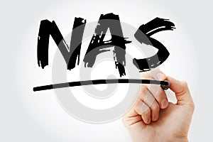 NAS - Network Attached Storage acronym