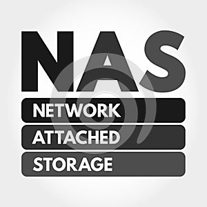 NAS - Network Attached Storage acronym