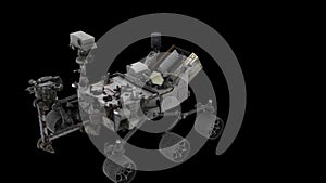 Nasa Curiosity- Lunar Lander Start-Up - View From Above