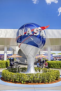 NASA Globe Inside The Kennedy Space Center Grounds