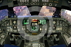 NASA Space Shuttle Cockpit