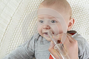 Nasal aspirator for baby