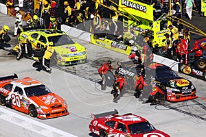 NASCAR - Pit Road Is Busy!