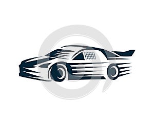 Nascar the Racing Car Illustration