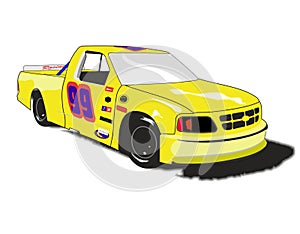 Nascar style race truck