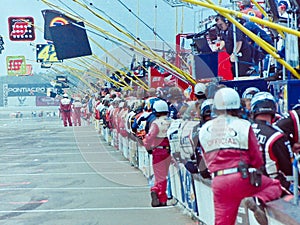 NASCARS Pit Row
