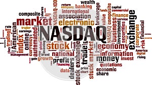 NASDAQ word cloud photo
