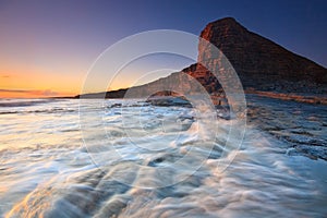 Nash point, Wales, UK.