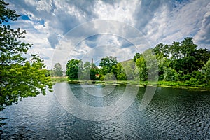 The Nashua River, in Nashua, New Hampshire.