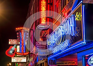 Nashville, music city, downtown