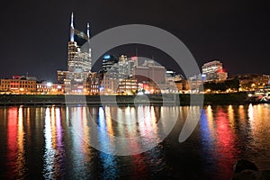 Nashville Night Skyline photo