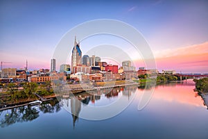 Nashville, Tennessee downtown skyline