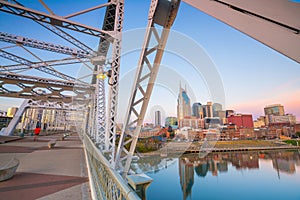 Nashville, Tennessee downtown skyline