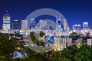 Nashville, Tennessee Skyline