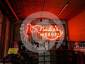 Nashville, Tennessee / United States - May 17, 2019: Nudie`s honkey tonk bar