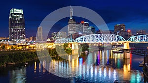 Nashville, Tennessee, USA City Skyline