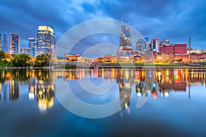 Nashville, Tennessee, USA Downtown Cityscape