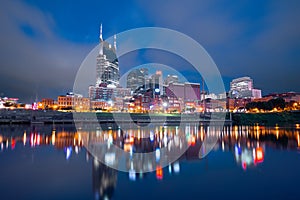 Nashville, Tennessee, USA Downtown Cityscape