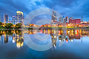 Nashville, Tennessee, USA Downtown Cityscape photo