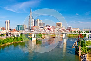 Nashville, Tennessee, USA Skyline on the River