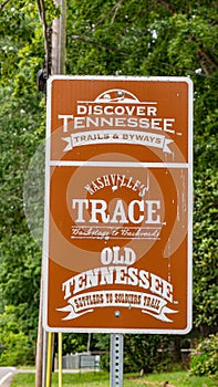 Nashvilles Trace through Tennessee - LEIPERS FORK, USA - JUNE 18, 2019