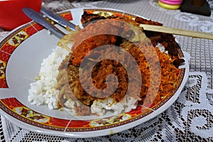 Nasi Campur a culinary from Lombok