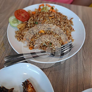 Nasi goreng atau fried rice indonesian food