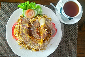 Nasi Kebuli, a tradisional dish from Arab