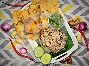 Nasi tutug oncom indonesia culture