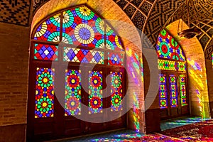Nasir Al-Mulk Mosque colored glass