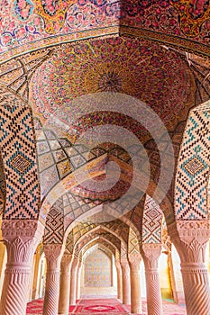 Nasir al Mulk Mosque in Shiraz, Ir