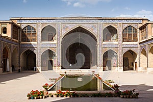 Nasir Al Mulk Mosque in Shiraz Iran.