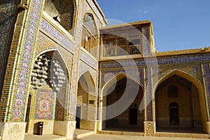 Nasir al-Mulk Mosque in Shiraz, Iran.